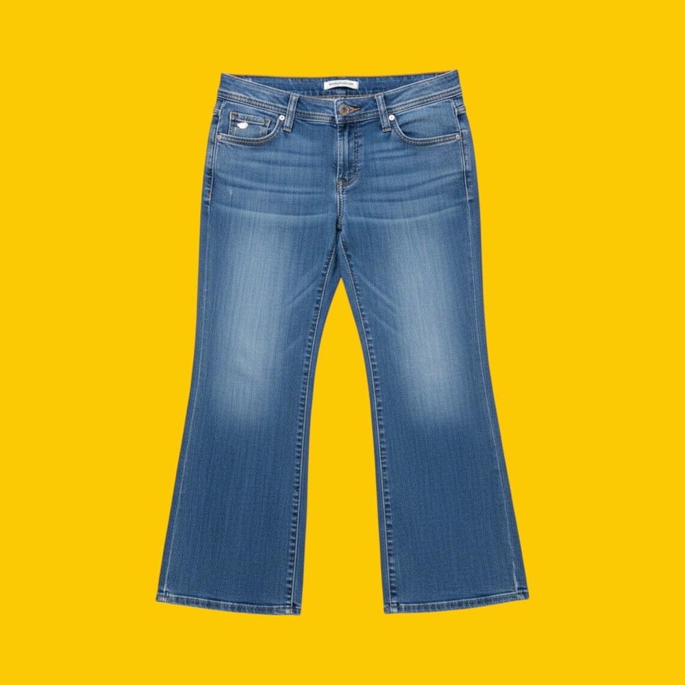 Aeropostale Avery Wide Leg Jeans Womens 11/12 Long Blue Excellent Denim Y2K